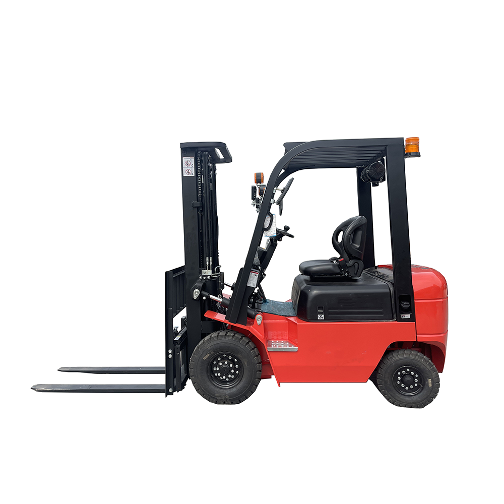 Forklift dócháin inmheánaigh forklift díosail 4 roth Forklift dócháin inmheánaigh forklift díosail 4 roth