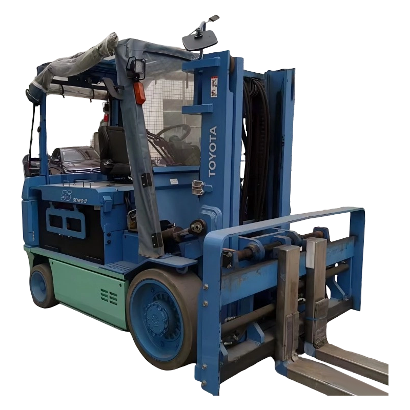 Boinn Soladach Leictreach 5 Ton Úsáidte TOYOTA Forklift Aigéad Luaidhe