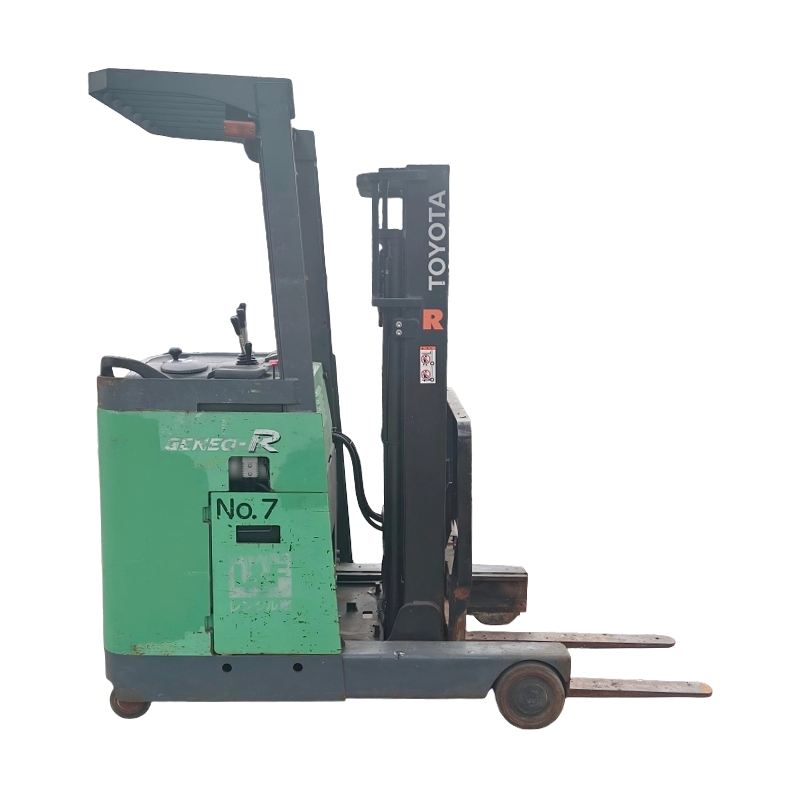 Original Electric 7FBR15 1.5 Ton Úsáidte trucail reach Toyota